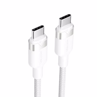Vention USB-C to C cable, braided, 3A, 480Mbps, 60W, 1m, WH