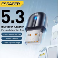 Adapteris Essager "Bei" melns (USB / Bluetooth 5.3)