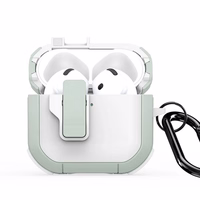 DUX DUCIS PECP - TPU+PC aizsargapvalks AirPods 4 balts zaļš