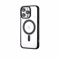 HDD Electro MagSafe apvalks Apple iPhone 17 melns