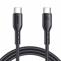 USB kabelis Joyroom SA26-CC3 USB-C uz USB-C 60W 1.0m melns