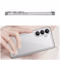 Kosmosa apvalks ar želejas rāmi Samsung Galaxy S25+ - caurspīdīgs