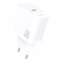 Dudao A27 25W GaN USB-C sienas lādētājs - balts