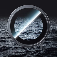 Benks Grūdinātais stikls Glass Warrior Metāla objektīva aizsargstikls kamerai Iphone 17 (2 gab.) melns