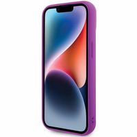 Guess Disco Metal Script viedtālruņa apvalks iPhone 15 - rozā