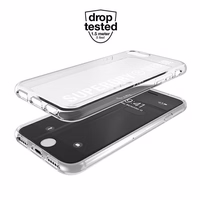 SuperDry Snap iPhone 6/6s/7/8/SE 2020 / SE 2022 Caurspīdīgs maciņš balts 41573