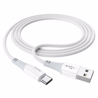 Kabelis USB A uz USB C Hoco 3A 1 m X70 balts