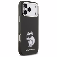 Etui Karl Lagerfeld IML Aquarelle        Choupette & Logo MagSafe do iPhone 17 Pro Max melns