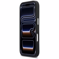 Karl Lagerfeld Karl & Choupette Print & Pocket Case priekš iPhone 17 Pro - Melns