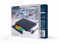 Gembird DVD-USB-031 External USB DVD drive, melns