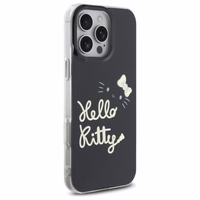 Hello Kitty IML Golden Diva MagSafe viedtālruņa apvalks iPhone 16 Pro Max - melns