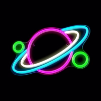 Neon PLEXI LED PLANET multicolor FPNE05X Forever Light