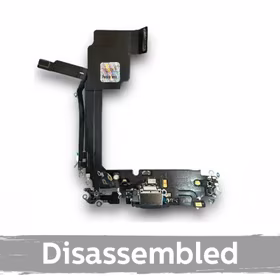 Uzlādes ports saderīgs ar iPhone 15 Pro Max ar Flex / melns titāns / (100% oriģināls / Lietots)