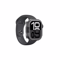 AmazingThing Titan Pro Metal Maciņš Apple Watch 11 46mm Aluminum - Melns