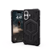 UAG Monarch Pro viedtālruņa apvalks iPhone 16 - melns
