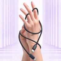 USB Kabelis Joyroom "A14" melns "Type-C / Lightning" 120cm (līdz 20W)