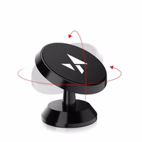 Wozinsky magnētiskais automašīnas turētājs paneļiem 360 pašlīmējošs melns (WMH-05)