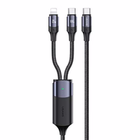 USAMS Kabelis U71 USB-C/ Lighning na USB-C1,2m 100W PD Fast Charge melns/black SJ550USB01(US-SJ550)