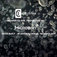 Cellularline Book Agenda - maciņš iPhone 15 Pro Max with MICROBAN coating (melns)