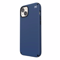 Speck Presidio2 Pro - Antibacterial iPhone 15 Plus / 14 Plus maciņš (Coastal zils / melns / balts)