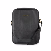 Guess Saffiano 10 collu plansetes soma - melns