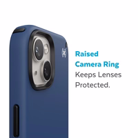 Speck Presidio2 Pro - Antibacterial iPhone 15 Plus / 14 Plus maciņš (Coastal zils / melns / balts)