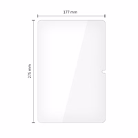 Tech-Protect Glass Fit+ 2 gabalu rūdītā stikla komplekts Xiaomi Redmi Pad Pro / 2 Pro 12.1 - caurspīdīgs