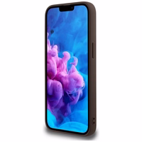 Guess 4G Ring Classic Logo Magnētiskais viedtālruņa apvalks iPhone 16e - brūns