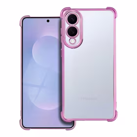 Viedtālruņa apvalks ANTISHOCK ELECTRO SAMSUNG S25 Edge rozā