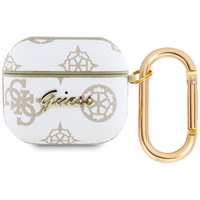 Guess GUA3PG4GPH AirPods 3 apvalks balts 4G Hook