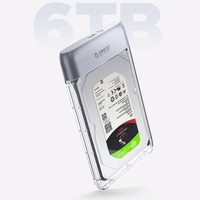 Orico TX25C3 2,5" HDD/SSD USB-C 5Gb/s diskdzinis - caurspīdīgs