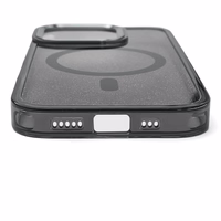 Spīdošs vāciņš priekš Samsung Galaxy A37, saderīgs ar MagSafe - melns