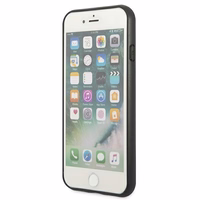 Guess 4G Metal Gold Logo viedtālruņa apvalks iPhone SE 2022 / 2020 / 7 / 8 - Brūns