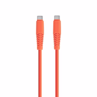 Komplektēšanas kabelis USB-C - USB-C 1,5 m 2,1A KSC-C-1.5210 oranžs