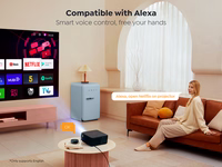 Yaber K2s LCD FullHD 1080p Multimedia Projector with JBL Speakers - Melns