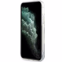 Karl Lagerfeld KLHCP12MLNHCCS iPhone 12/12 Pro 6.1" sudraba/sudraba cietais apvalks Mirdzošs Choupette Galva