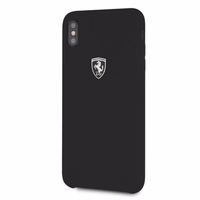 Ferrari cieta viedtālruņa apvalks iPhone Xs Max - melns/melns Silikona Off Track