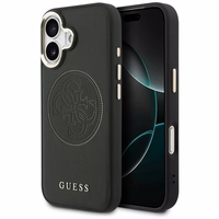Guess Perforated 4G MagSafe maciņš for iPhone 17 - melns