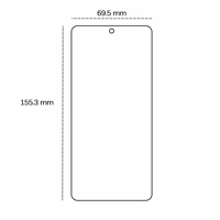 Rūdīts 2,5D stikls priekš Motorola Moto E14