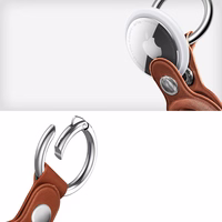 Tech-Protect NaturalFit apvalks Apple AirTag 1/2 - brūns