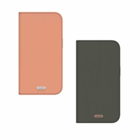 Moshi Overture MagSafe - Leather 3-in-1 Flip maciņš iPhone 17 Pro (Misty Coral)