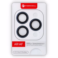Forcell Premium Kameras lēcas grūdētā stikla aizsargs - domāts iPhone 17 Pro / 17 Pro Max zilais