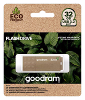 Goodram UME3 Eco Friendly USB flash drive 32 GB USB Type-A 3.2 Gen 1 (3.1 Gen 1) brūns