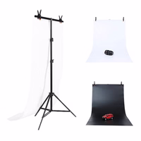 Puluz foto studijas fona turētājs 70x200cm + foni 2 gab. DCA0976