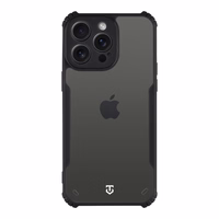 Tactical Quantum Stealth Maciņš for Apple iPhone 15 Pro Caurspīdīgs/Melns