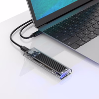 Orico TCM2-C3 M.2 NVME uz USB-C 10Gb/s disku ierīce - melna
