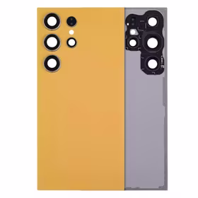Aizmugurējais vāks saderīgs ar Samsung S928 S24 Ultra / Titanium Orange / (ar kameras lēcu) OEM
