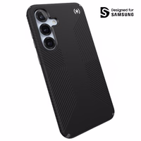 Speck Presidio2 Grip Magnet - Samsung Galaxy S25+ / 24+ MagSafe maciņš (melns/Slate pelēks/balts)