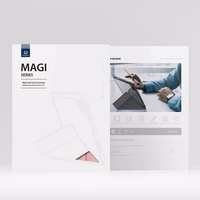 DUX DUCIS planšetdatora apvalks MAGI (m) ar zīmuli uzglabāšanas vietu iPad Air 13 (2024) - melns (m)