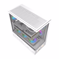 DarkFlash DS950V computer maciņš with display (balts) + 6 fans